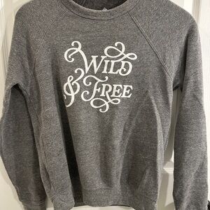 Gray Wild & Free Sweatshirt